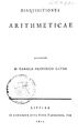 Title page Disquisitiones Arithmeticae (1801)