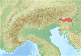 Alps locator map (Karawanken, Bachergebirge, AVE).png