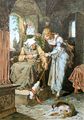 الجميلة النائمة، رسم ألكسندر زيك (1845–1907)