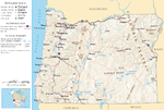 A map of Oregon.[8]