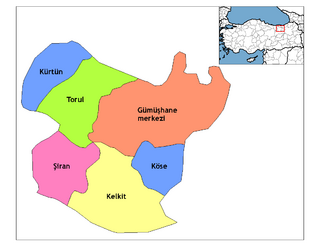 أقضية محافظة گوموش‌خانه