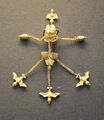 Gold ornament based on a lions head