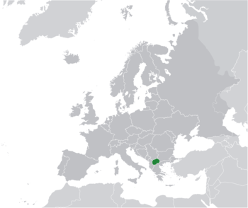 موقع  شمال مقدونيا  (green) [Legend]