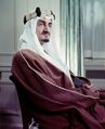 الملك فيصل بن عبد العزيز آل سعود أول ملوك السعودية يلقب بـخادم الحرمين الشريفين.