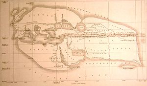 Eratosthenes' map of the world (194 B.C.)