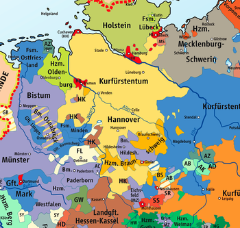 The Electorate of Hanover in 1789.