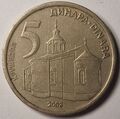 5 RSD Coin 2003 Obverse
