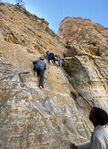 Climb to church entrance