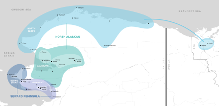 Iñupiaq language map.svg