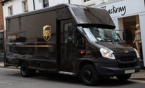 Iveco Daily package car in Leamington Spa, United Kingdom