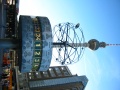 The Weltzeituhr With the Fernsehturm visible in the background