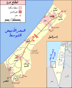 محور موراج يقسم قطاع غزة بين خان يونس ورفح، ممتداً في الاتجاه الشمال الغربي وصولاً إلى البحر المتوسط.