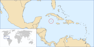 Location of the Cayman Islands