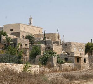 كنيسة دردغيا قبل أن تدمرها اسرائيل