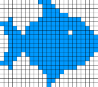 Raster graphic fish 20x23squares sdtv-example.png