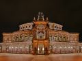 Gottfried Semper's Dresden Semper Opera House of 1870, incorporating both Baroque and Renaissance architectural features