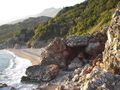 One of the many fine beaches in Albania.
