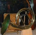 A natural horn at the Victoria & Albert Museum in لندن.