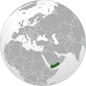 Location of اليمن