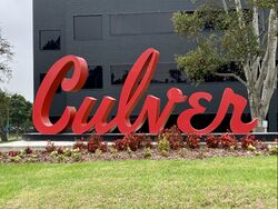 Culver City Sign based on the marquee of Culver Theater (now Kirk Douglas Theater)