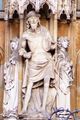 Man of Sorrows on the main portal of the Ulmer Münster by Hans Multscher (1429)