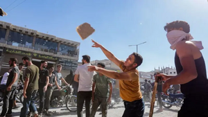 من مظاهرات السوريون في شمال سوريا ضد تركيا