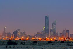 KAFD seen from North east side of Riyadh City.jpg