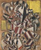 Le Fumeur (المدخن)، 1914، زيت على كنڤاه، 100.3 x 81.3 سم، متحف متروپوليتان للفنون
