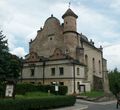 The Lesko Synagogue in Lesko, Poland.