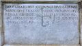 Inscription of the Marcus Aurelius equestrian statue