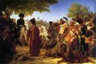 نابوليون يعفو عن الثوار بعد ثورة القاهرة الأولى، بريشة پيير-نارسيس گران. زيت على كانڤاس، المتحف الوطني لقصر ڤرساي.