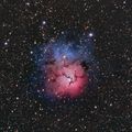 M20 with amateur telescope
