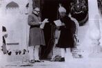 Taking oath as rajpramukh.jpg
