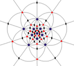 Disdyakis triacontahedron stereographic d5 gyrations.png