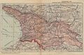 Map of the Georgian Soviet Socialist Republic in 1931-1943