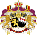 Coat of arms of the former King Albert II and Queen Paola