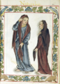 Native common women wearing simple clothes and headscarves (likely Muslims from Maynila in the 1500s)